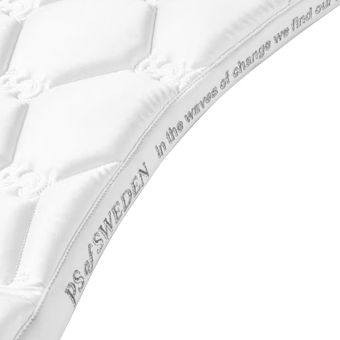 2022 PS Of Sweden Signature Dressage Saddle Pad 1110-040 - White
